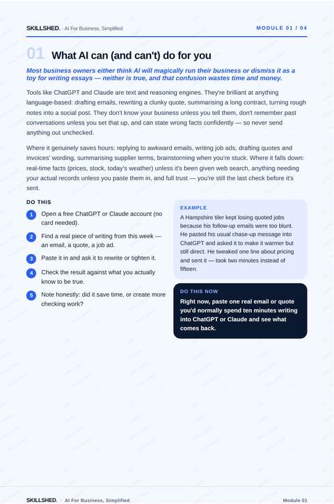 Blurred preview page from this course