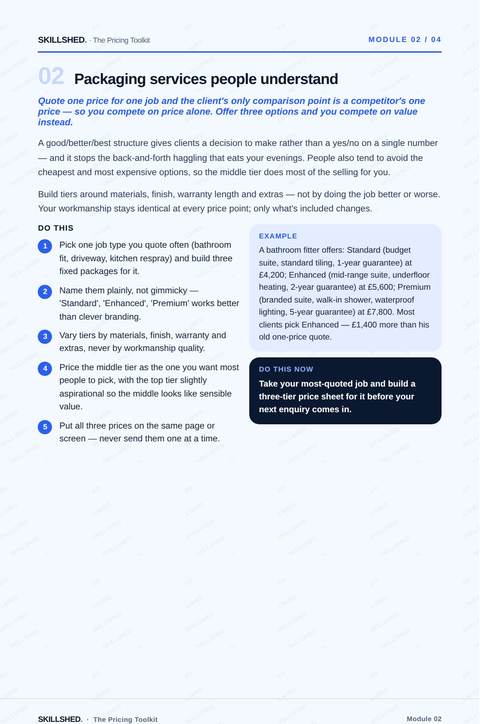 Blurred preview page from this course